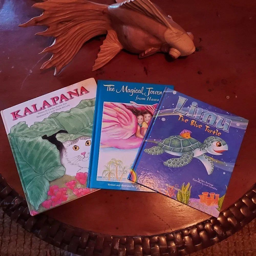 3 Children's Hawaiian Hardback books